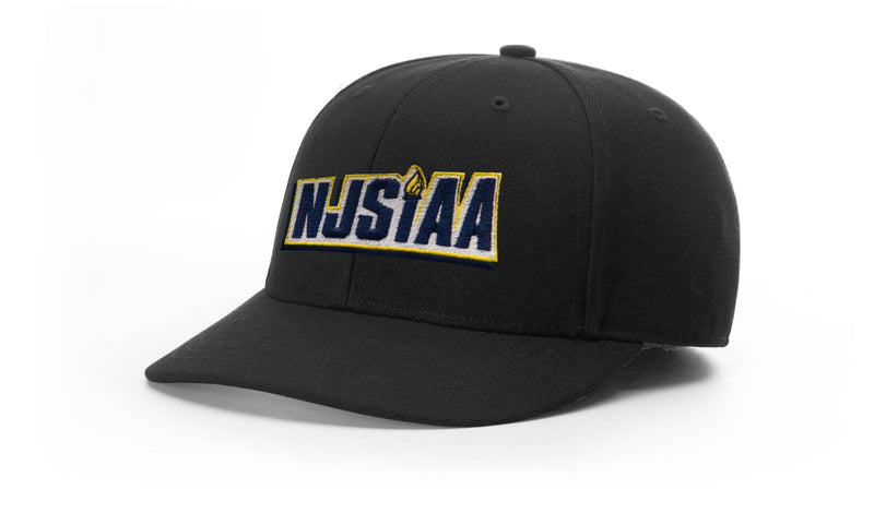 Richardson Black 6-Stitch Base Umpire Hat (NJSIAA)