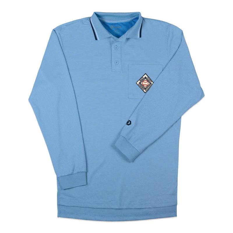 Davis BFX Traditional LS Powder Blue Umpire Shirt (MCUA)