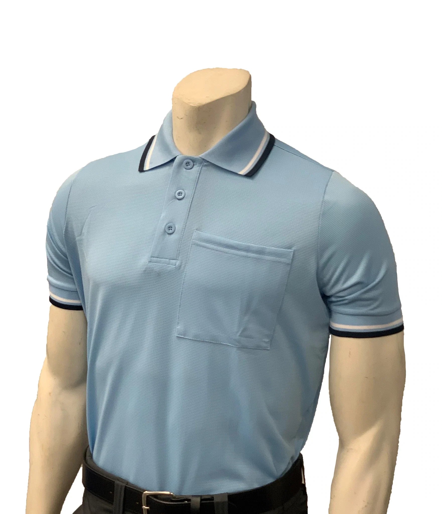Smitty Body Flex Powder Blue Umpire Shirt Gerry Davis Sports