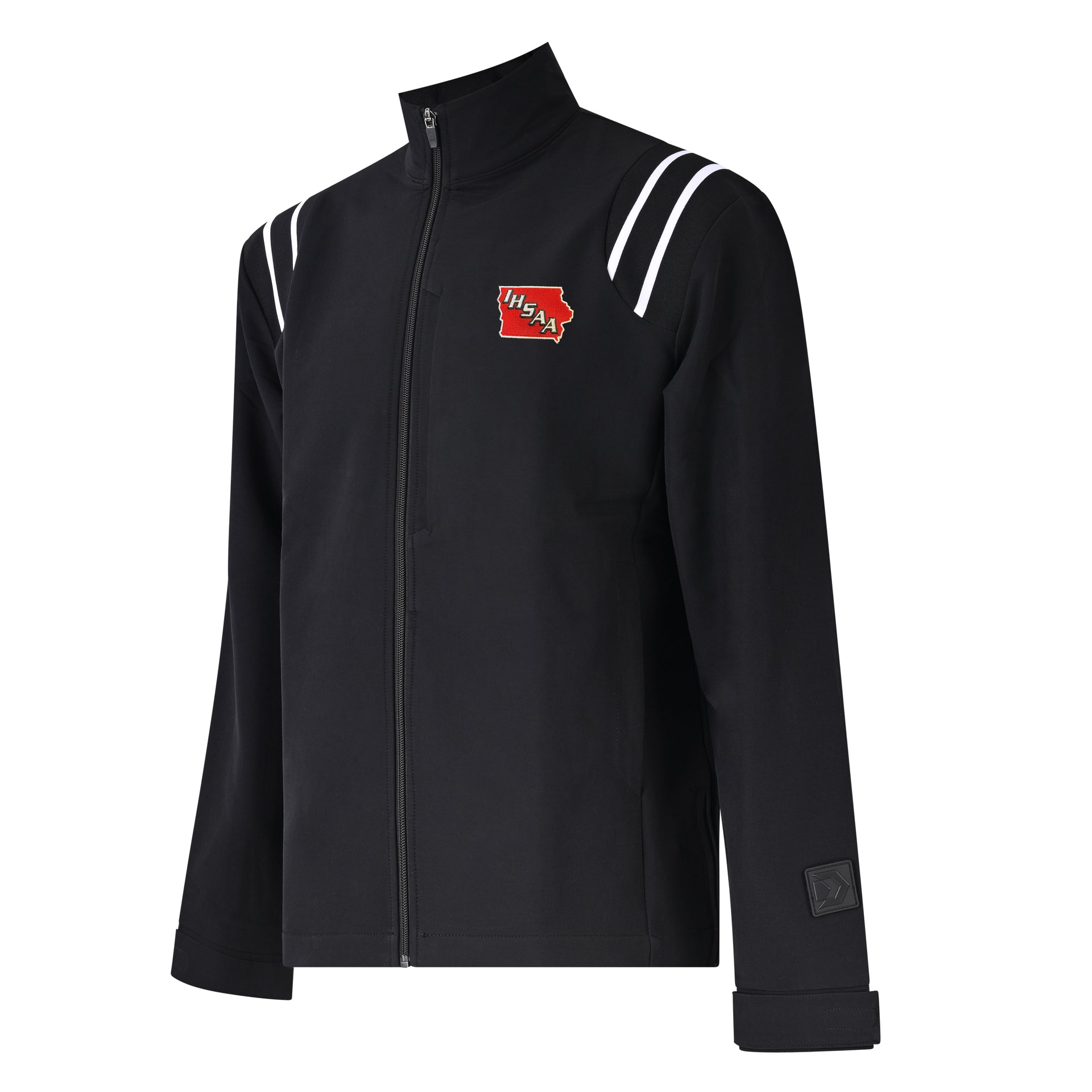 Davis BFX Soft Shell Black/White Traditional Jacket (IHSAA