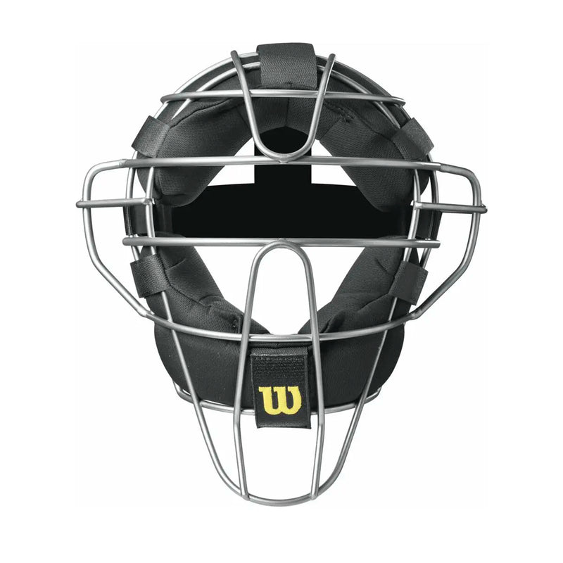 Wilson Dyna-Lite Titanium Umpire Mask - Black Memory Foam Pads
