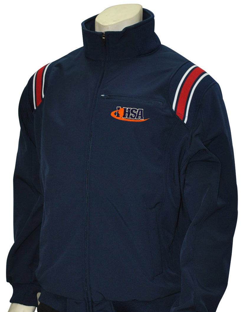 Smitty Thermal Fleece Navy/Red Umpire Jacket (IHSA) Gerry Davis Sports