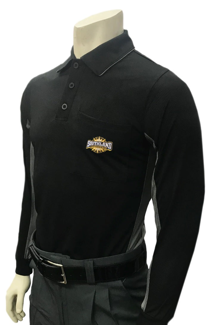 Smitty MLB Replica v2 Long Sleeve Black Umpire Shirt V2 (SC)