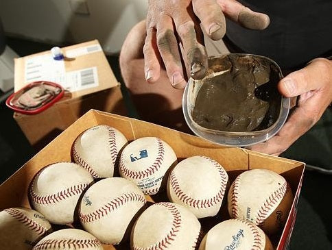 Big League Umpire Baseball Rubbing Mud