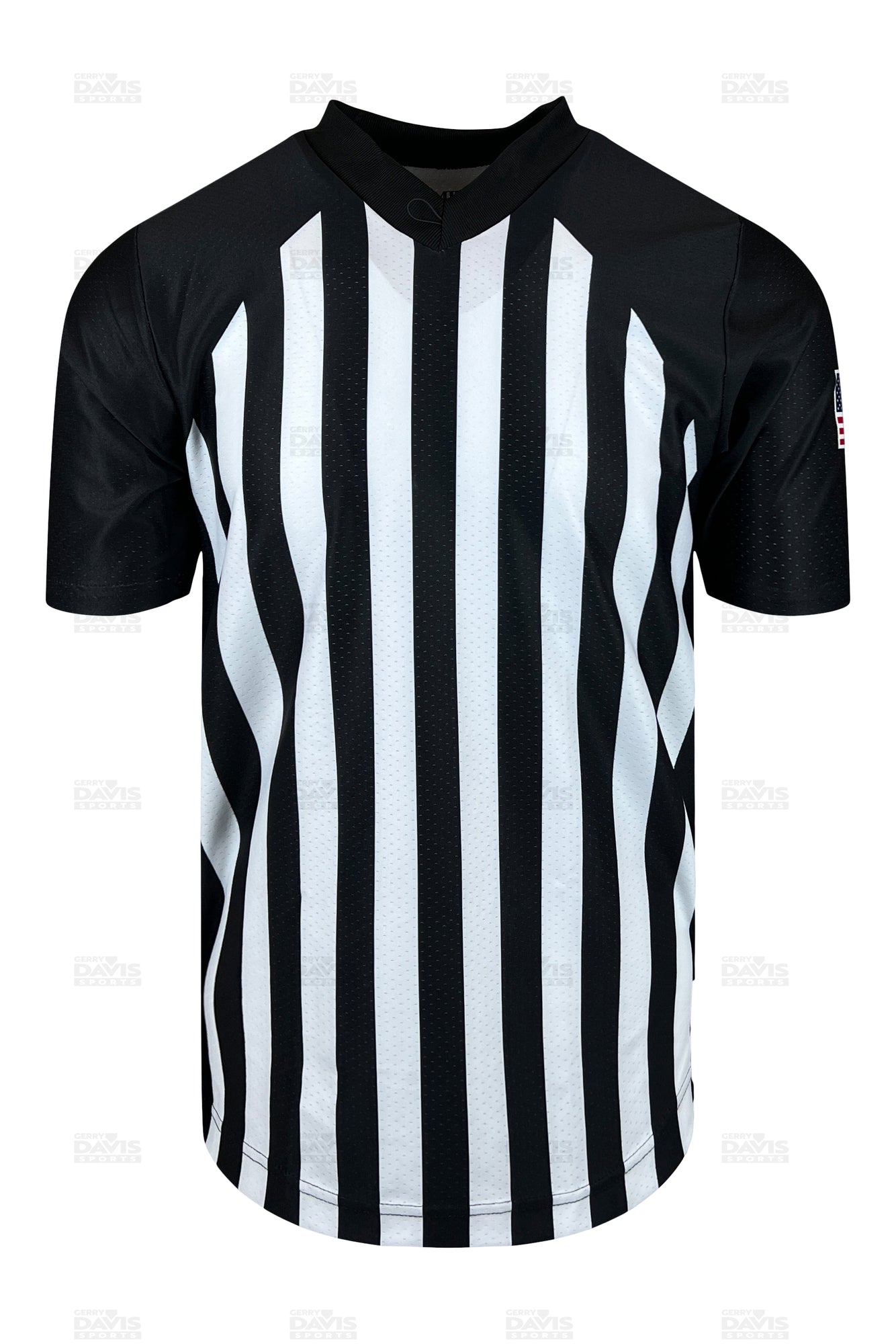 official basketball referee gear Smitty NCAA Body Flex Basketball Referee Shirt, M, Black/White