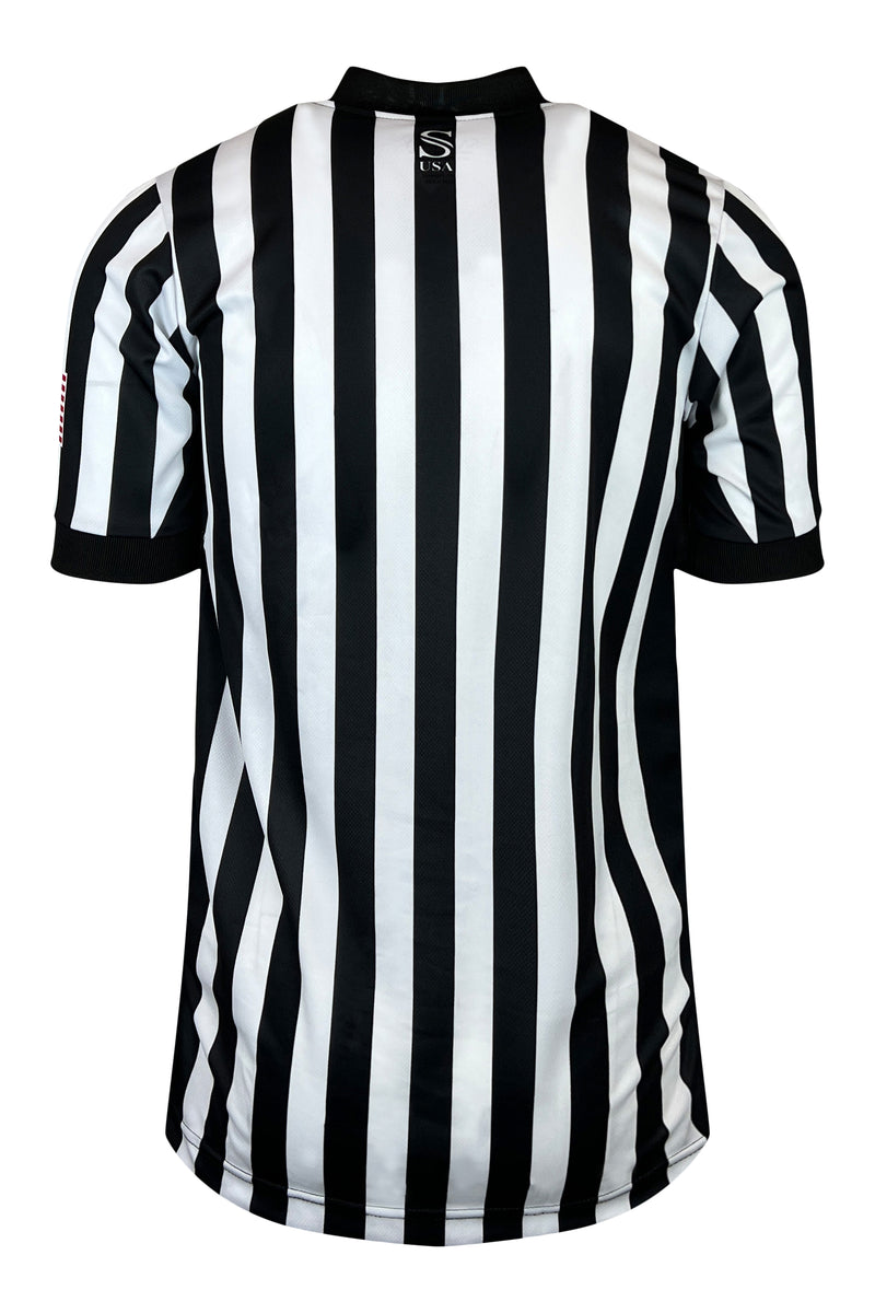 Smitty Performance Mesh Side Panel Referee Shirt with USA Flag