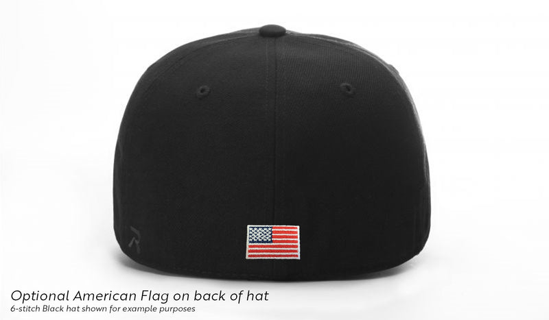 Richardson Black 6-Stitch Base Umpire Hat (MBUA)