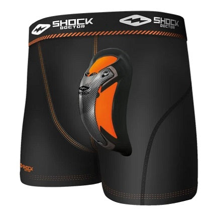 Shock Doctor Ultra Pro Boxer Compression Shorts with Carbon Flex Cup