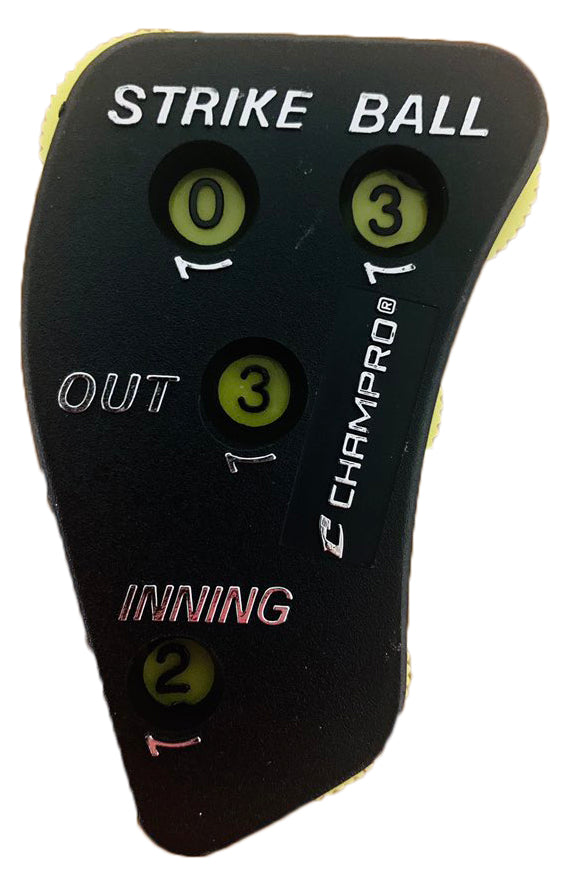 Champro Optic Yellow 4-Wheel Umpire Indicator