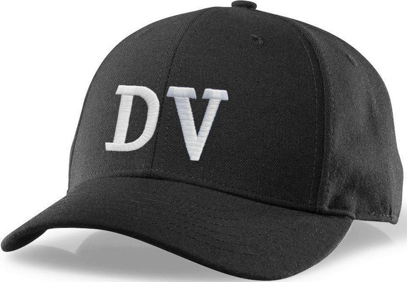 Richardson Black 6-Stitch Base Umpire Hat (DV)
