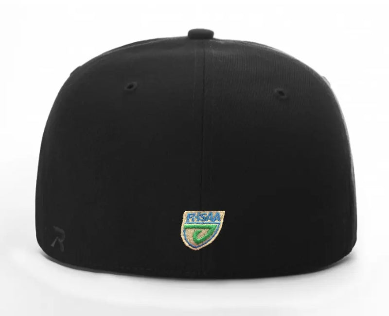 Richardson Black 6-Stitch Base Umpire Hat (FHSAA)