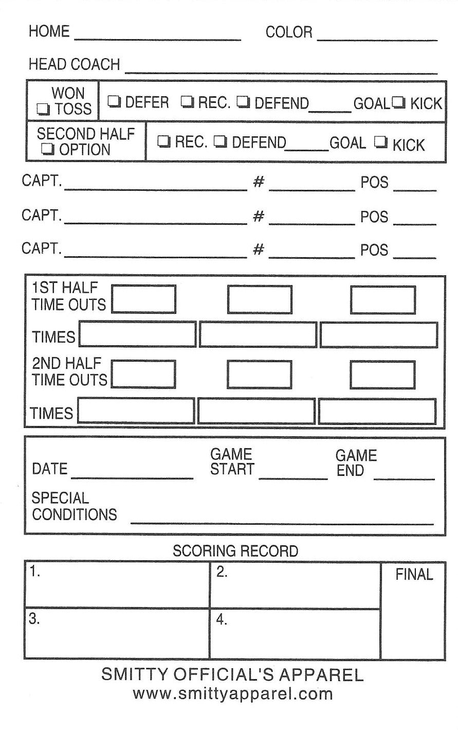 Football Referee Uniforms & Equipment – Final Score Sporting Goods