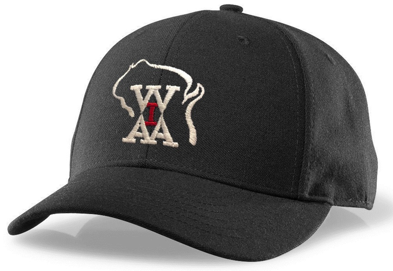 Richardson Black 6-Stitch Base Umpire Hat (WIAA-WI)