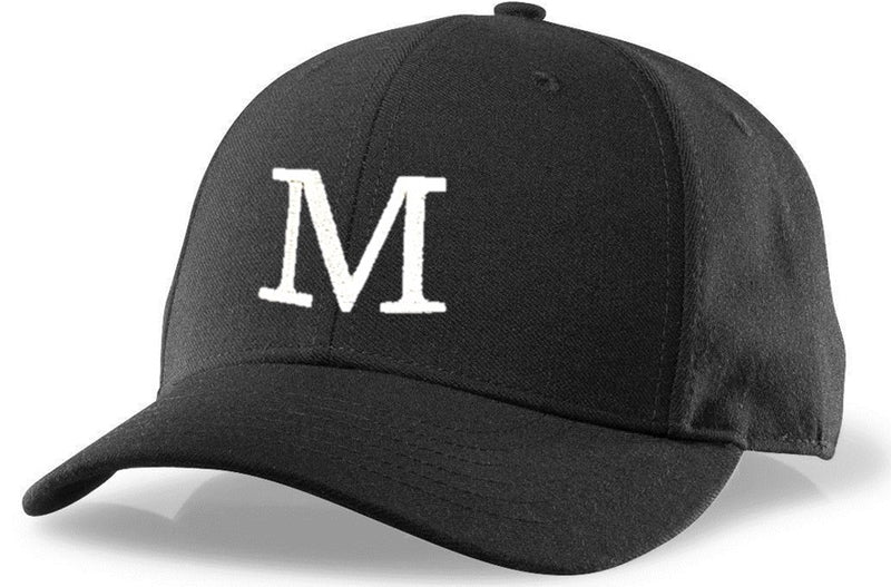 Richardson Black 6-Stitch Base Umpire Hat (MUA)