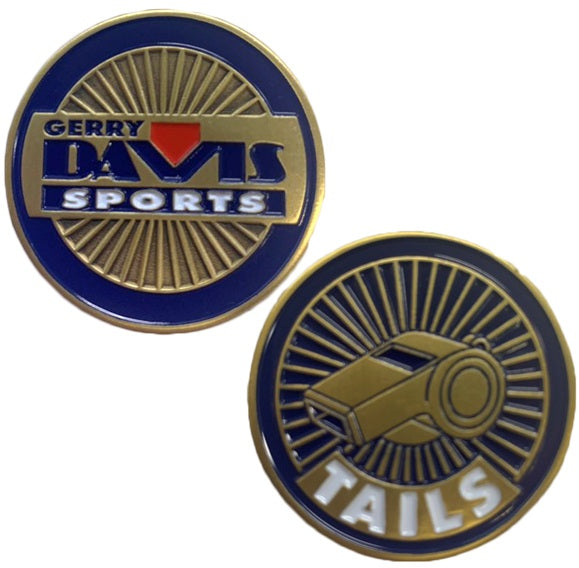 Gerry Davis Sports Flipping Coin