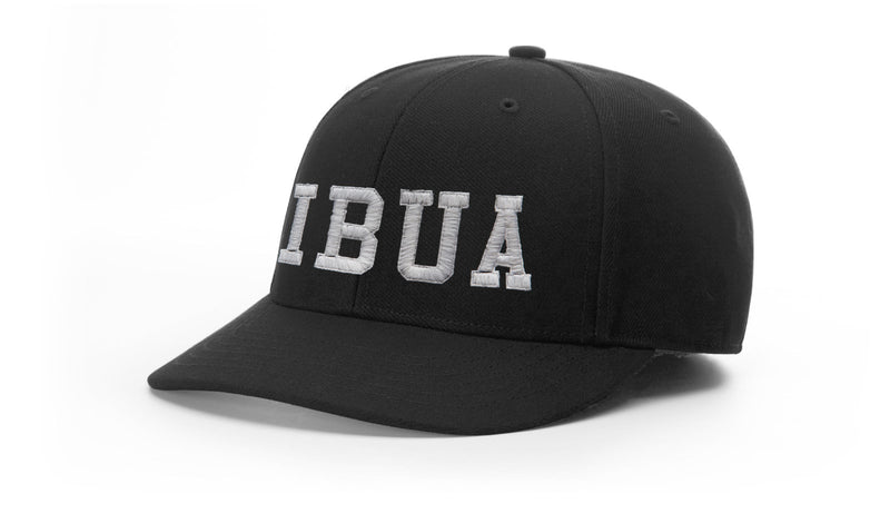 Richardson Black 6-Stitch Base Umpire Hat (IBUA)