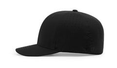 Richardson 743 Black 6-Stitch Performance Ignite LT Umpire Hat (E2E)