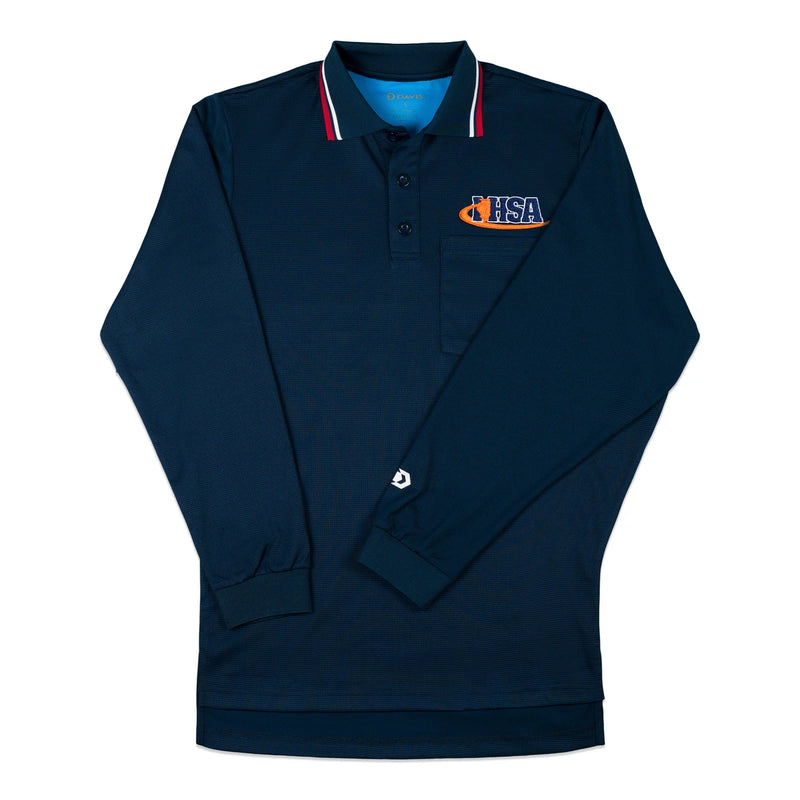 Davis BFX Traditional LS Navy Umpire Shirt (IHSA)