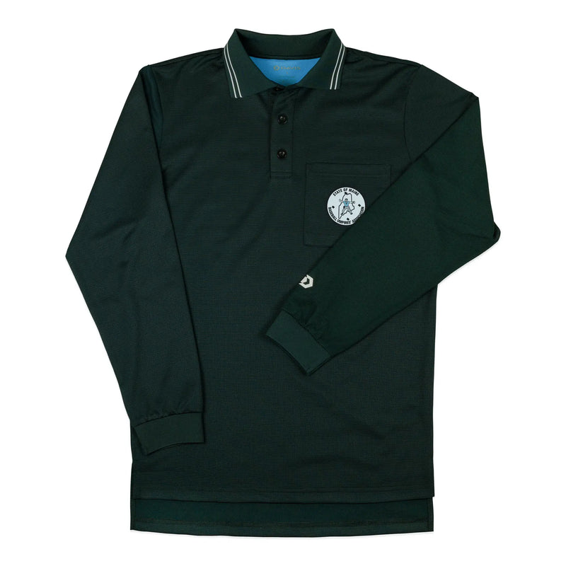 Davis BFX Traditional LS Black Umpire Shirt (MAINE)