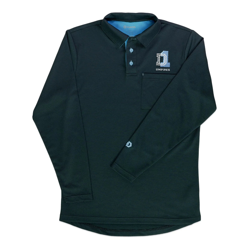 Davis BFX MLB Replica LS Black Umpire Shirt (LL WA D1)