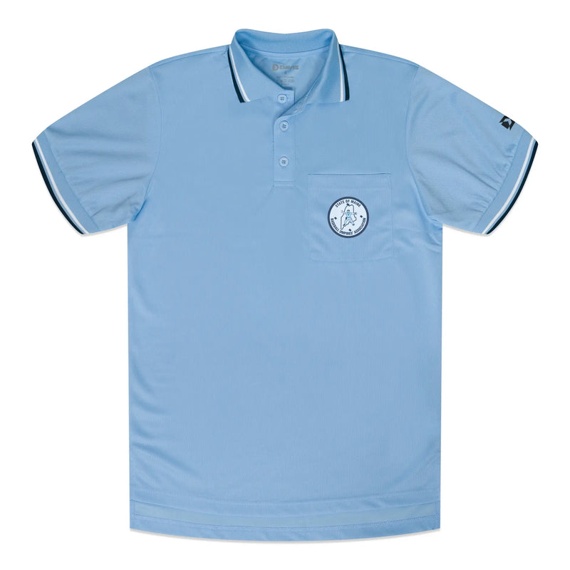 Davis Core Traditional Powder Blue Umpire Shirt (MAINE)
