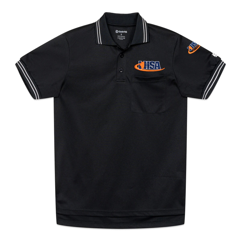 Davis Core Traditional Black Umpire Shirt (IHSA)