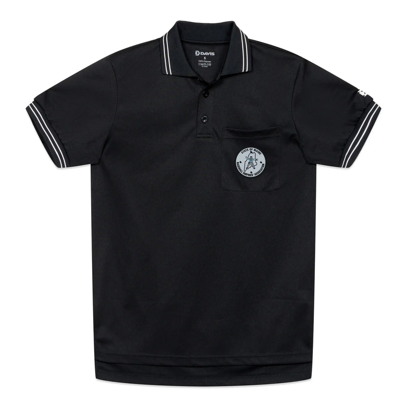 Davis Core Traditional Black Umpire Shirt (MAINE)