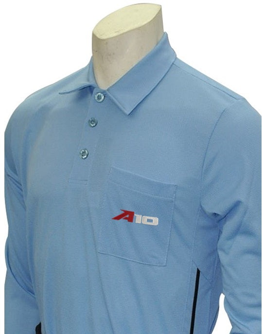 Smitty Pro Series Long Sleeve Carolina Blue Umpire Shirt (A10)