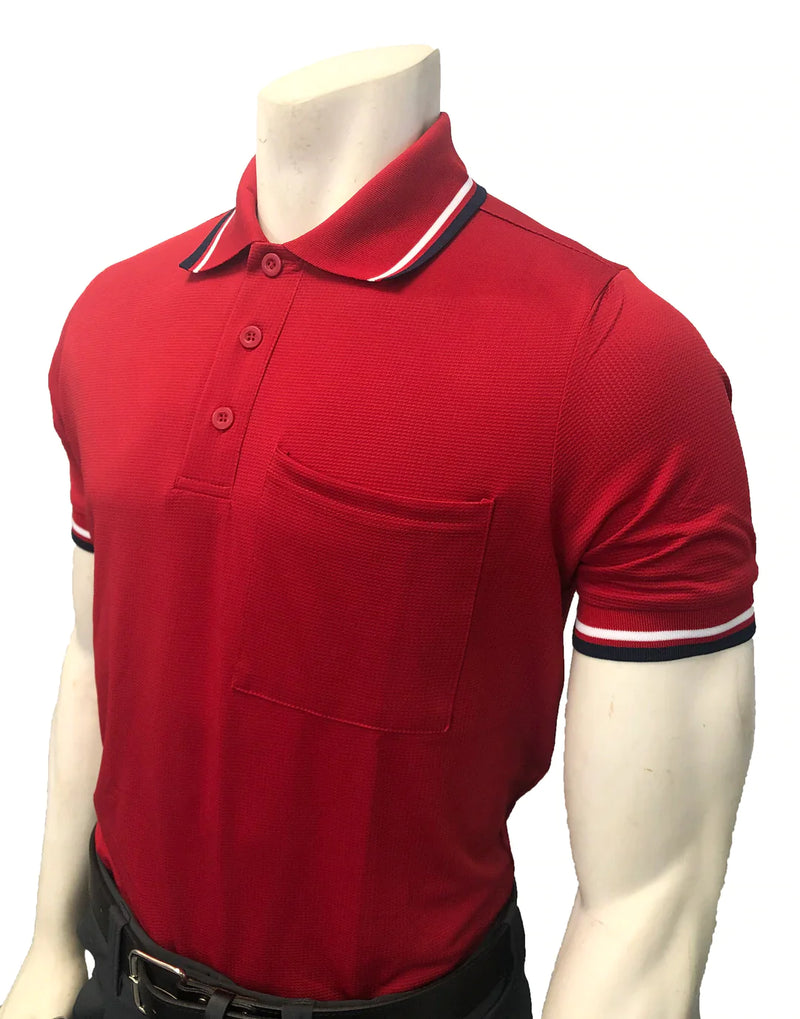 Smitty Body Flex Red Umpire Shirt