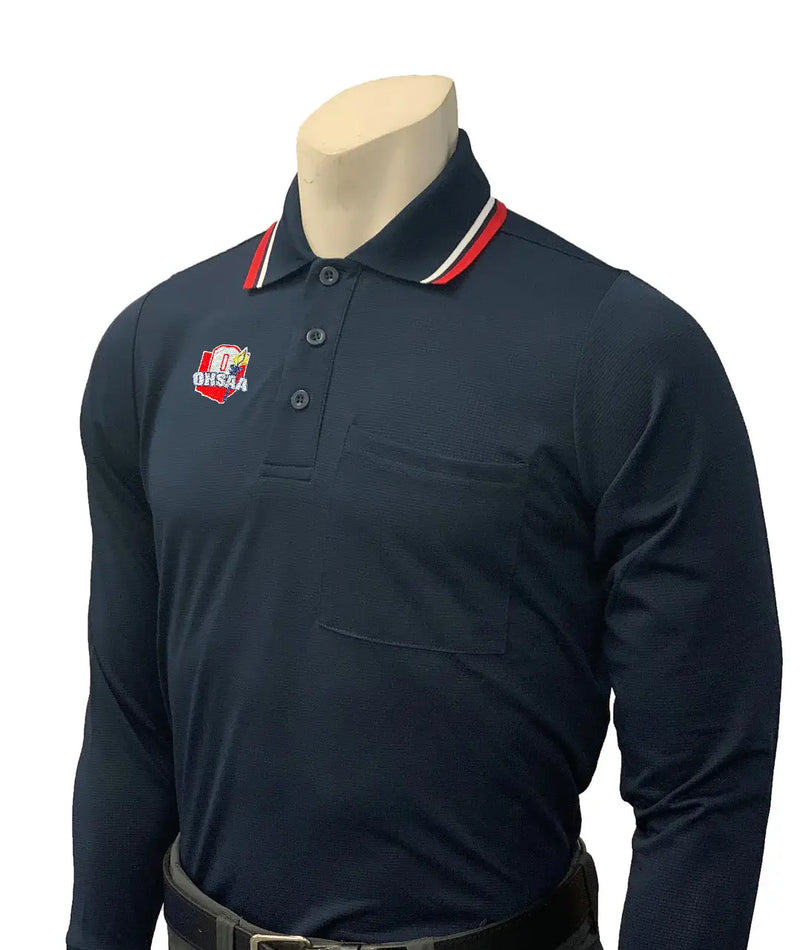 Smitty Body Flex Long Sleeve Navy Umpire Shirt (OHSAA)