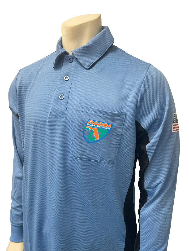 Smitty MLB Replica V2 Sky Blue LS Umpire Shirt (FHSAA)