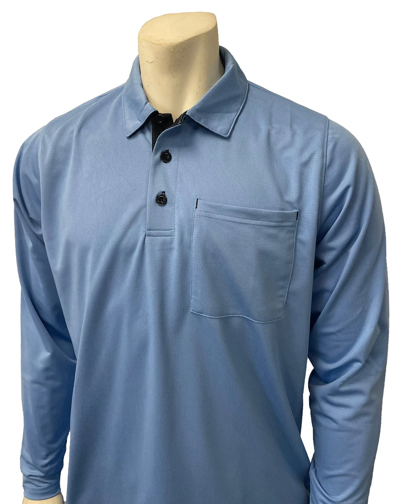 Smitty MLB Replica Sky Blue LS Umpire Shirt V3