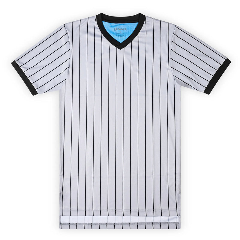 Davis BFX Gray Pinstripe Referee Shirt