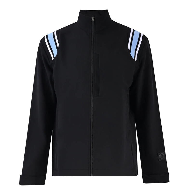 Davis BFX Soft Shell Black/Powder Blue Traditional Jacket