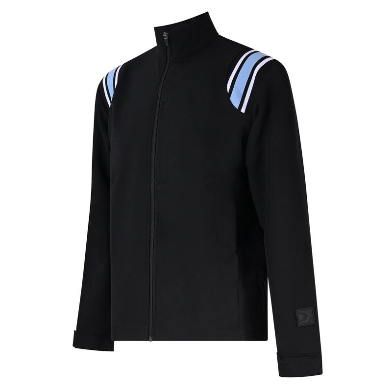 Davis BFX Soft Shell Black/Powder Blue Traditional Jacket