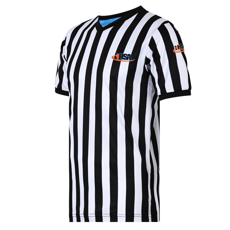 Illinois (IHSA) Davis BFX 1" Stripe Referee Shirt