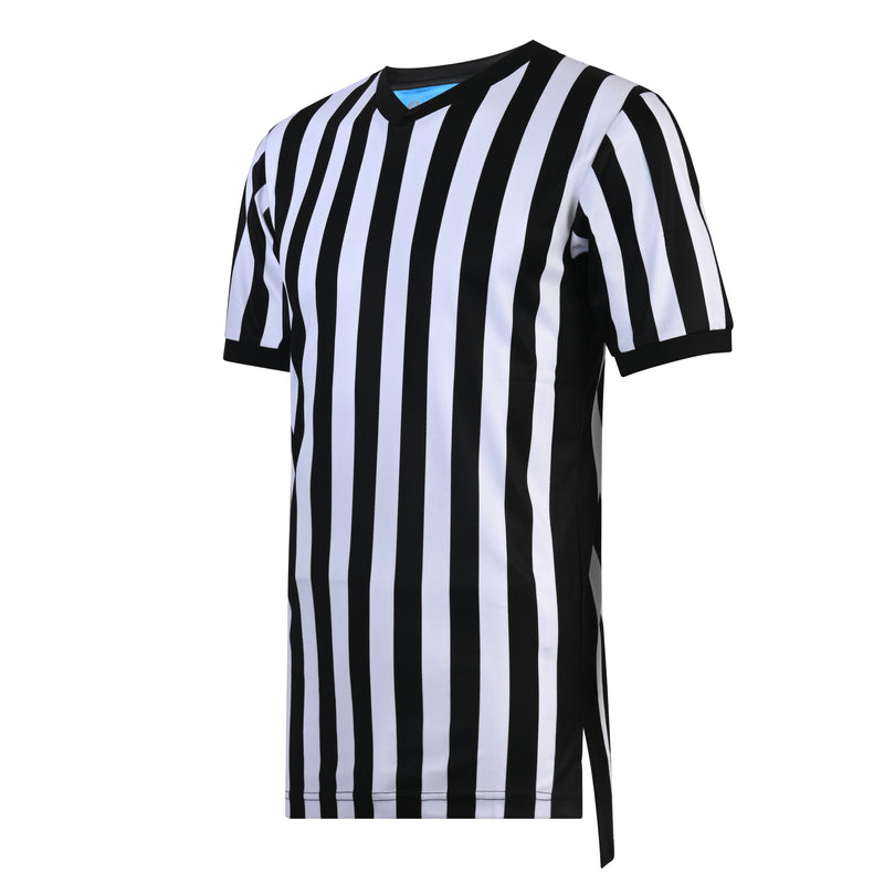 Davis BFX Black Side Panel Referee Shirt - Tall