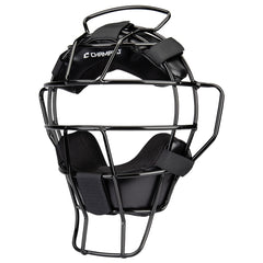 Champro Lightweight Steel Black Umpire Mask - Black Ergo-Fit Pads