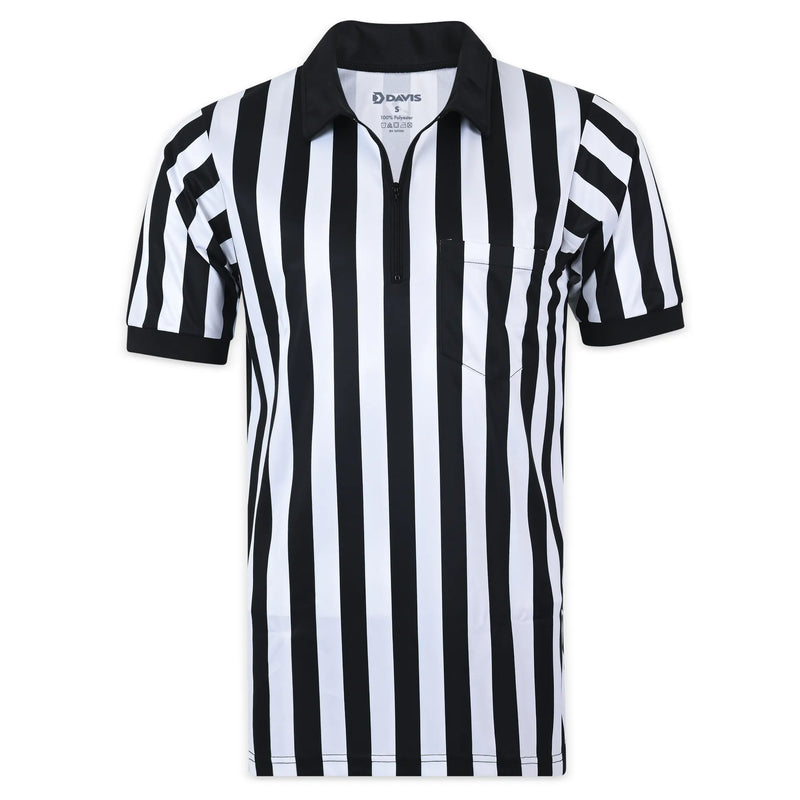 Davis Core 1" Stripe Football Referee Shirt (IHSA)