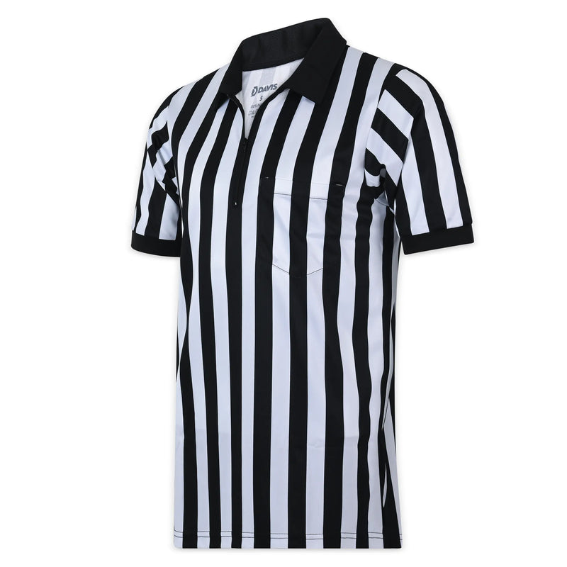 Davis Core 1" Stripe Football Referee Shirt (IHSA)