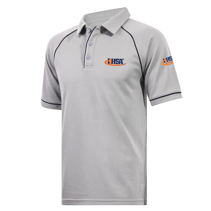 Illinois (IHSA) Davis C3 Gray Raglan Sleeve Volleyball Referee Shirt