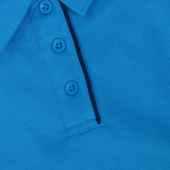 Illinois (IHSA) Davis C3 Bright Blue Raglan Sleeve Volleyball Referee Shirt