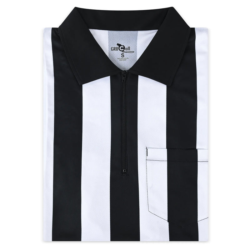 GR8 Call 2" Stripe Soft-Tech Football Referee Shirt