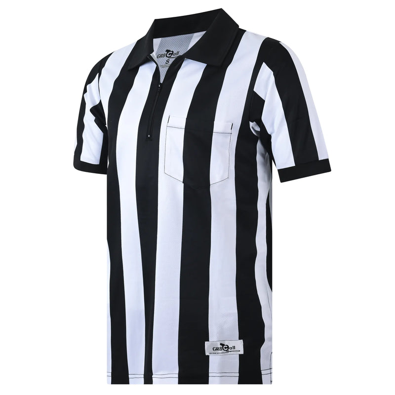 GR8 Call 2" Stripe Soft-Tech Football Referee Shirt