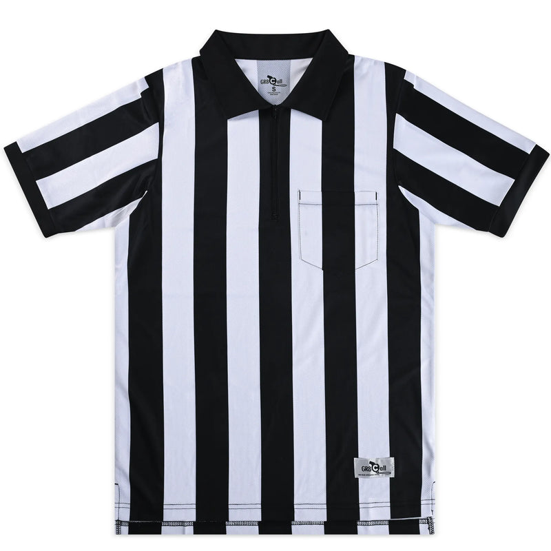 GR8 Call 2" Stripe Soft-Tech Football Referee Shirt