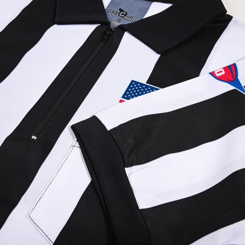 GR8 Call 2" Stripe CFO Soft-Tech Football Referee Shirt