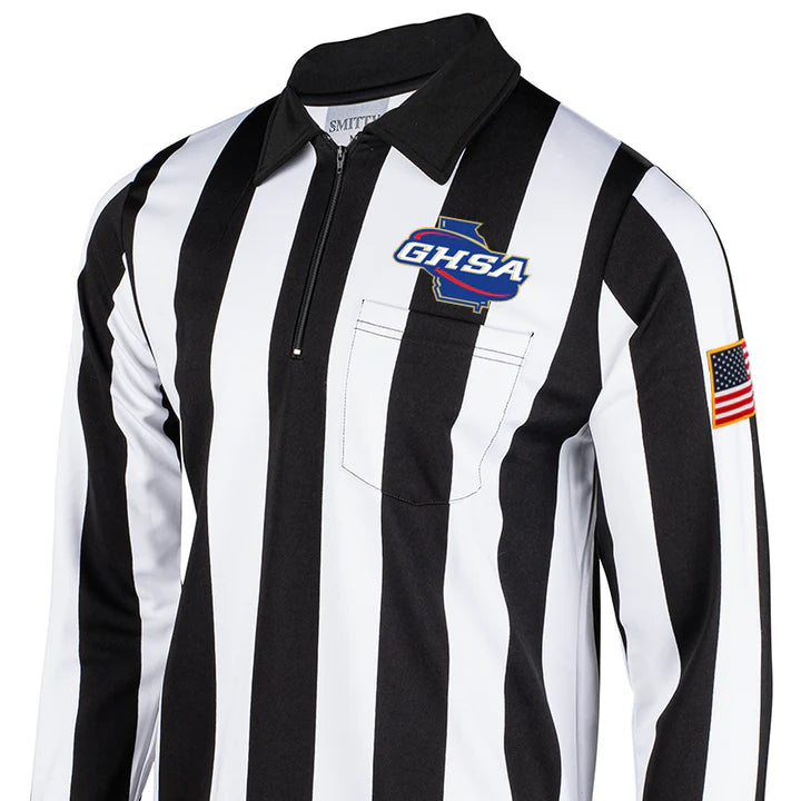 Georgia (GHSA) Football Referee Long Sleeve Shirt