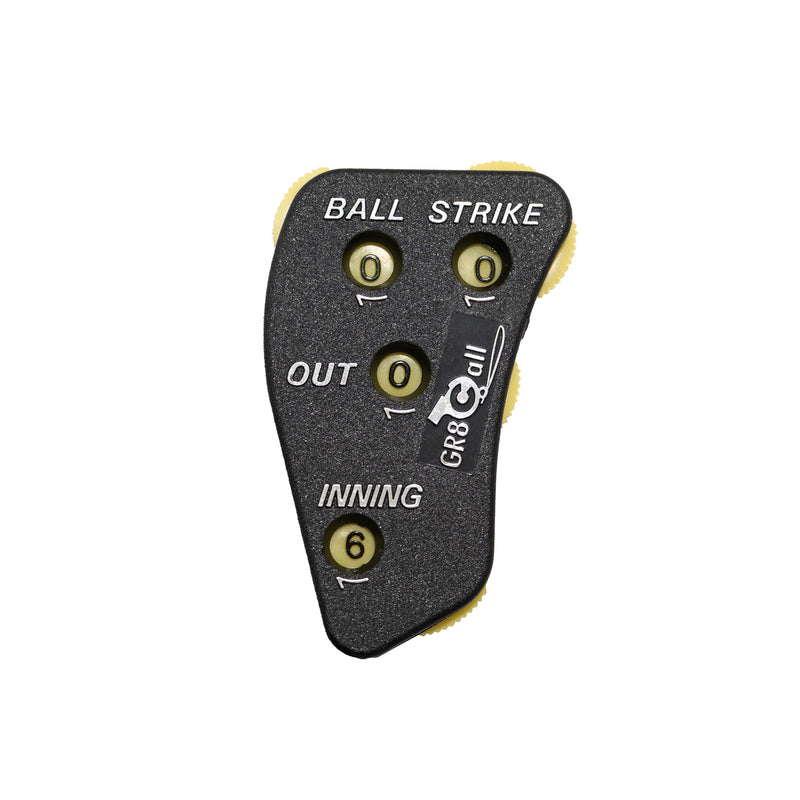 GR8 Call Balls First Optic Yellow 4-Wheel Umpire Indicator