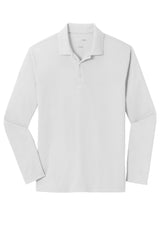 White Polyester Moisture Wicking Referee Long Sleeve Shirt