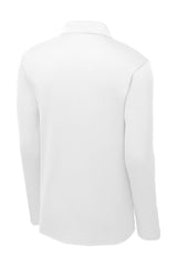 White Polyester Moisture Wicking Referee Long Sleeve Shirt